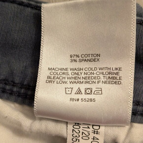 Express Shorts Mens 33 Blue Slim At The Knee - Picture 5 of 5